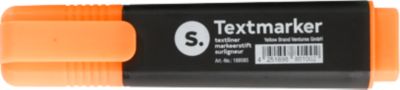 Textmarker S., mit Keilspitze, lichtbeständig, schnell trocknend, orange, 10 Stück