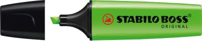 Textmarker STABILO® BOSS Original, Keilspitze, lichtbeständig, schnell trocknend, grün, 1 Stück