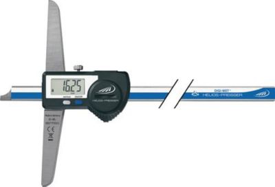 Tiefenmessschieber DIN 862 DIGI-MET IP67 200mm D.ausg.ger.Schiene