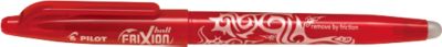 Tintenroller FRIXION BALL, Gummispitze, Minendurchmesser 1 mm, Strichstärke 0,6 mm, 12 St., rot