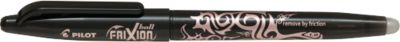 Tintenroller FRIXION BALL, Gummispitze, Minendurchmesser 1 mm, Strichstärke 0,6 mm, 12 St., schwarz