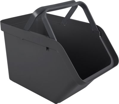 Transportbox Sunware® Sigma Home, Volumen 30 l, klappbare Handgriffe, L 493 x B 270 x H 298 mm, Recycling-Polypropylen, anthrazit
