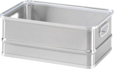 Transportkasten, stapelbar, ungelocht, 36 l