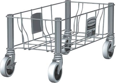 Transportroller, Edelstahl, für Container Slim Jim®, einfach