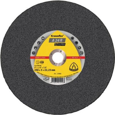 Trennscheibe A 24 R Supra D115x2,5mm gekr.STA Bohr.22,23mm KLINGSPOR, 25 Stück