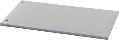 Trennstreifen-Folien, Polypropylen, unifarben, 100 Stück, grau