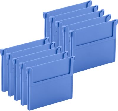 Trennwand für Regalkasten RK 421/521/621, Recyling-Polypropylen, blau, 10 Stück