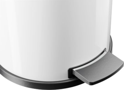 Tretabfalleimer Profi Line Solid 14 Liter, mit Kunststoff Inneneimer, weiß