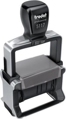 trodat Bürostempel 5117, Datumsstempel mit 12 Bürotexten, Schrifthöhe 4 mm