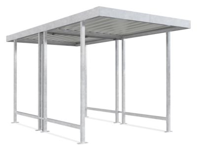 Überdachungssystem Modell Leipzig, doppelseitig, Grundeinheit, B 2250 mm, verzinkt
