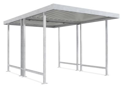 Überdachungssystem Modell Leipzig, doppelseitig, Grundeinheit, B 2870 mm, verzinkt