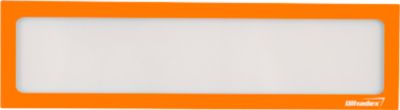Ultradex Infotasche, magnetisch, für Überschriften, B 225 x H 60 mm, A4, orange