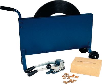 Umreifungsset, mit Verpackungsstahlband, 16 mm