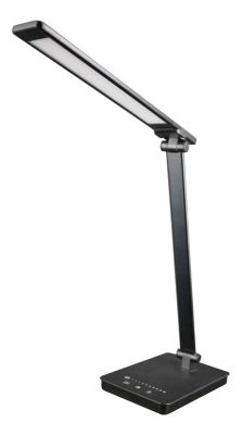 UNILUX LED-Tischleuchte NOVY, drehbar, dimmbar, mit Touchfunktion und USB-Anschluss, Aluminium/ABS-Kunststoff