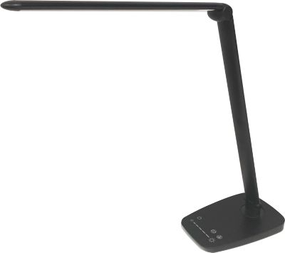 UNILUX TWISTLED Schreibtischleuchte, 2700 - 6000 K, 1558 lm, dimmbar, USB Ladefunktion, faltbar, schwarz