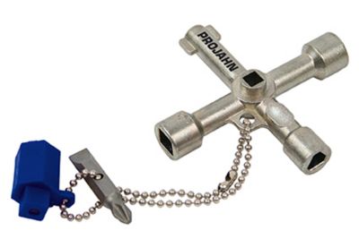Universalschlüssel PROJAHN BASIC, 1/4" , Zink-Druckguss, inkl. Kette/Bit/Wendebit