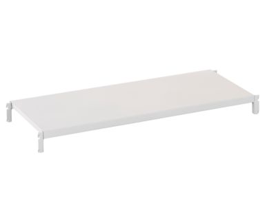 Universele legbordstelling, Plaatstalen legbord, draagvermogen 125 kg, B 1000 x D 300 mm