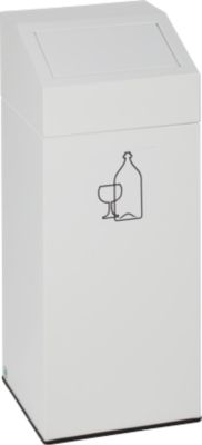 VAR afvalsorteersysteem, inhoud 45 liter, wit