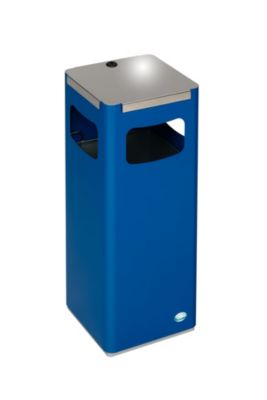 VAR Wertstoffsammelgerät WSG 25R, 22 l, Stahl-Inneneimer, Metallgriff, blau