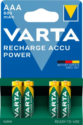 VARTA Akkus Power Play Longlife, Micro AAA, 4 Stück