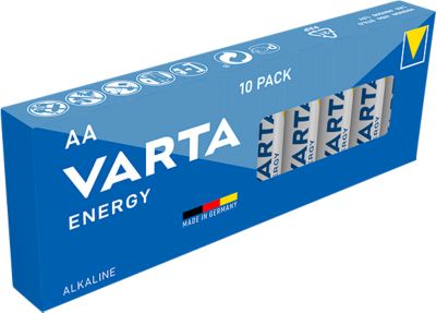 VARTA Alkaline-Batterien ENERGY, Mignon AA, 10 Stück