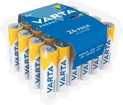 VARTA Alkaline-Batterien ENERGY, Mignon AA, 24 Stück