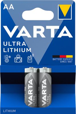 VARTA Batterie PROFESSIONAL LITHIUM, Mignon AA, 1,5 V, 2 Stück