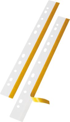 VELOFLEX Heftfix, PVC, 292 mm, 50 Stück, glasklar