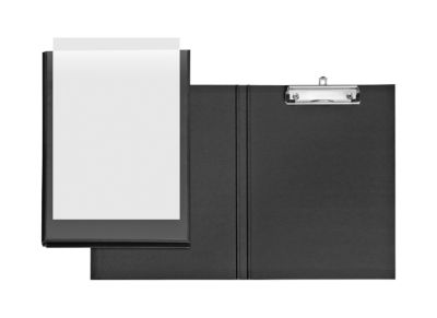 VELOFLEX® Klemmmappe, DIN A4, Kunststoff, mit Hängeöse, mit Einstecktasche, schwarz