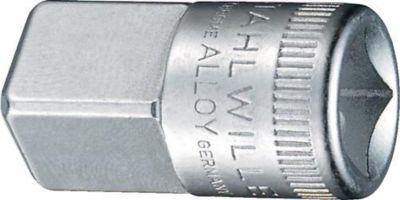 Vergrösserungsstück 432 Antr.3/8 Zoll Abtrieb 1/2 Zoll L.35mm STAHLWILLE