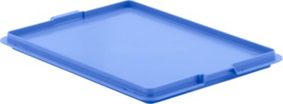 Verschlussdeckel EF-D 43 für Kasten im EURO-Maß, blau