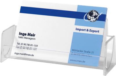 Visitenkarten-Aufsteller von sigel®