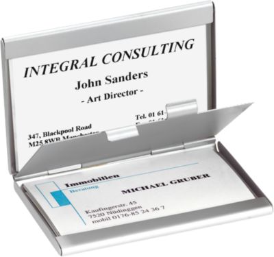 Visitenkarten-Etui sigel® Twin