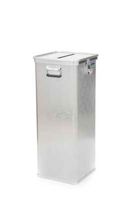 Wahlurne A 1569, für Stimmzettel DIN A4, Aluminium, 110 Liter Inhalt