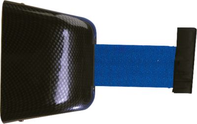 Wand-Gurtkassette, Schraubbefestigung, L 5000 x B 50 mm, Gurt blau