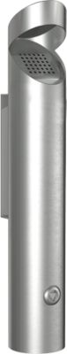Wandascher Pio, für Innen- und Außenbereich, 1,7 l, ⌀ 75 x H 450 mm, Edelstahl