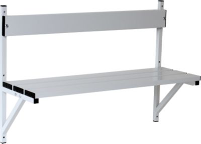 Wandbank, Alu/Edelstahl, 1015 mm breit