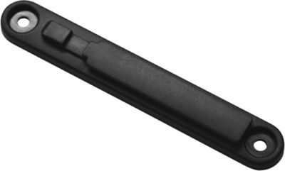 Wandclip für Gurtpfosten ALLROUNDLINE, verschraubbar, B 16 x T 8 x H 100 mm, schwarz
