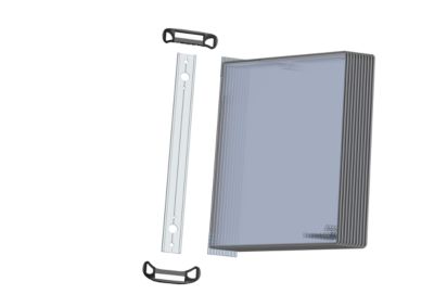 Wandelement Tarifold PRO, mit 10 Tafeln, DIN A4, magnet. Befestigungssystem, Metalldrehzapfen