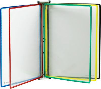 Wandsichttafelsystem, magnetisch, DIN A4, 5 Tafeln
