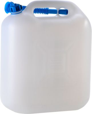 Wasserkanister ECO, mit Rohr, 20 l, natur
