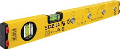 Wasserwaage 70 Electric 43cm Alu.gelb ± 0,5mm/m STABILA