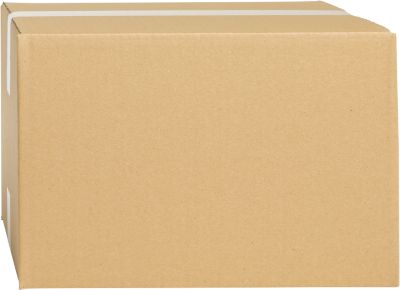 Wellpapp-Faltkartons, 1-wellig, 300 x 300 x 200 mm, braun