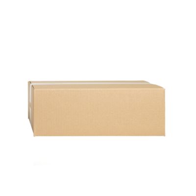 Wellpapp-Faltkartons, 1-wellig, 350 x 250 x 100 mm, braun