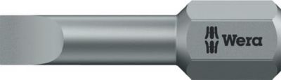 Wera Bit 800/1 TZ, Schlitz, 5,5, Klingenstärke 1 mm, Länge 25 mm, 10 Stück