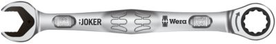 Wera Maulringratschenschlüssel 6000 Joker, SW 10 mm, Länge 159 mm, Chrom-Molybdän-Stahl, Zwölfkant