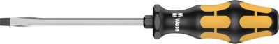 WERA Schlitzschraubendreher 932 A, Schneidenbreite 3,5 mm, Klingenlänge 80 mm, 2K-Griff, Molybdän-Vanadium-Stahl