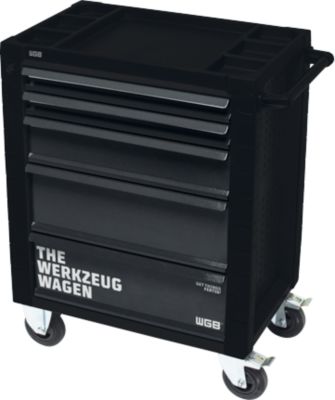 Werkstattwagen, 103 tlg., Stahlblech/ABS, 5 Schubladen, mit Handgriff, abschliessbar