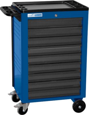 Werkstattwagen BASIC, 9 Schubladen, blau
