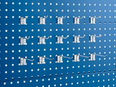 Werkzeughaken Set A, für Materialschränke mit Lochrasterwänden, 15-teilig